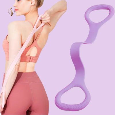 Elastique musculation - FlexBandPro™ - Mauve