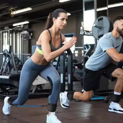 bande elastique en faisant musculation