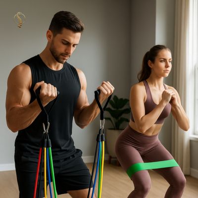 elastique musculation démonstration 